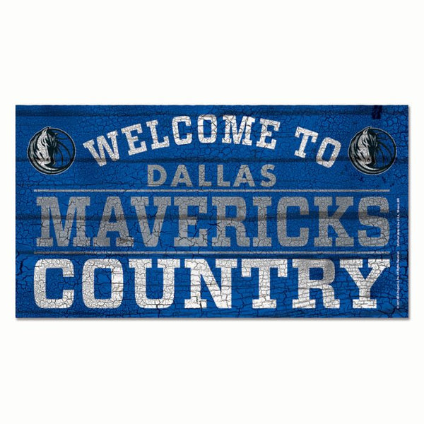 Wholesale-Dallas Mavericks Wood Sign 13"x24" 1/4" thick