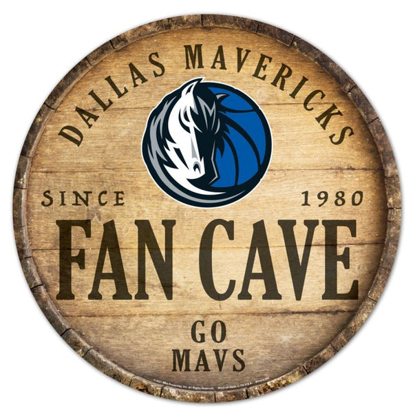 Wholesale-Dallas Mavericks Wood Sign 14" Rnd