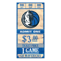 Wholesale-Dallas Mavericks Wood Sign 6x12 3/8" thick