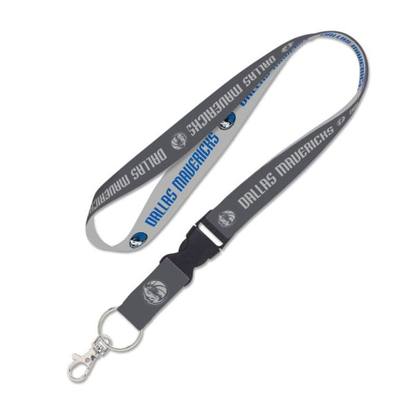 Wholesale-Dallas Mavericks charcoal Lanyard w/detachable buckle 1"