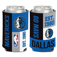 Wholesale-Dallas Mavericks color block Can Cooler 12 oz.