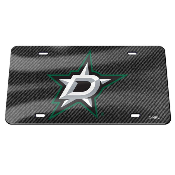 Wholesale-Dallas Stars CARBON Specialty Acrylic License Plate