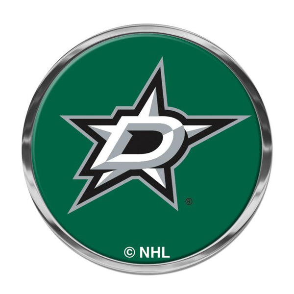 Wholesale-Dallas Stars Chrome Metal Domed Emblem