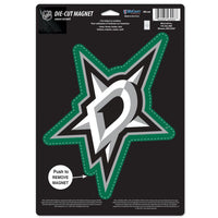 Wholesale-Dallas Stars Die Cut Logo Magnet 6.25" x 9"