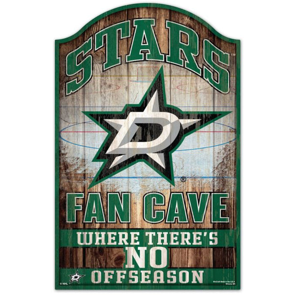 Wholesale-Dallas Stars Fan Cave Wood Sign 11" x 17" 1/4" thick