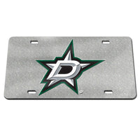 Wholesale-Dallas Stars GLITTER Specialty Acrylic License Plate