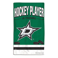 Wholesale-Dallas Stars HOCKEY PLAYER IN TRAINING Burp Cloth 10" x 17"