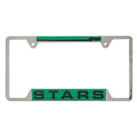 Wholesale-Dallas Stars Inlaid Metal Lic Plt Frame 4 tab