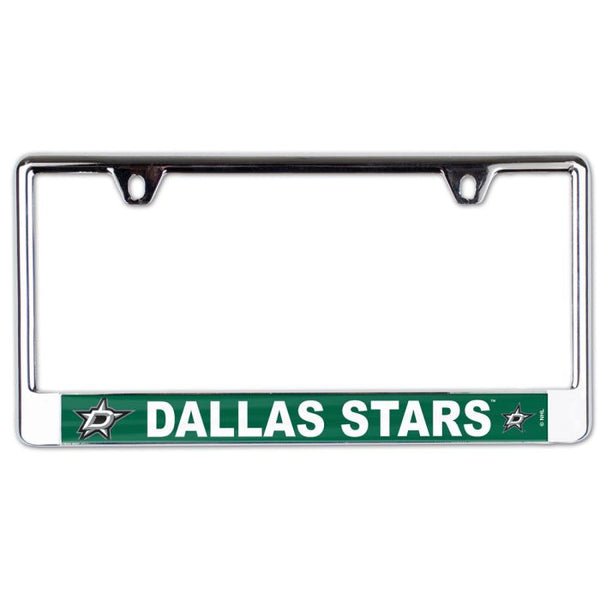 Wholesale-Dallas Stars MEGA Lic Plate Frame B/O Printed