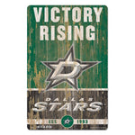 Wholesale-Dallas Stars SLOGAN Wood Sign 11" x 17" 1/4" thick