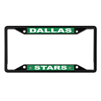 Wholesale-Dallas Stars black Lic Plt Frame S/S