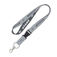 Wholesale-Dallas Stars charcoal Lanyard w/detachable buckle 1"