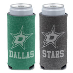 Wholesale-Dallas Stars colored heather 12 oz Slim Can Cooler