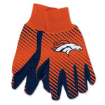 Wholesale-Denver Broncos Adult Two Tone Gloves