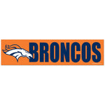 Wholesale-Denver Broncos Bumper Strip 3" x 12"