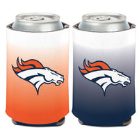 Wholesale-Denver Broncos Color Dip Can Cooler 12 oz.