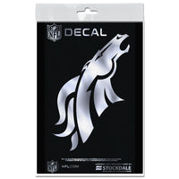 Wholesale-Denver Broncos Decal Metallic 3" x 5"