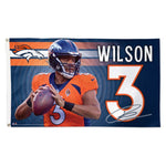 Wholesale-Denver Broncos Flag - Deluxe 3' X 5' Russell Wilson