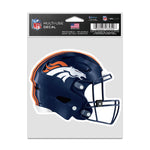 Wholesale-Denver Broncos Helmet Fan Decals 3.75" x 5"