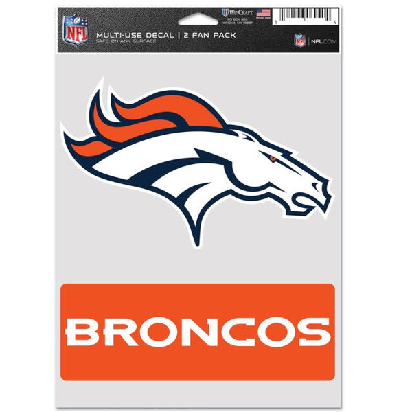 Wholesale-Denver Broncos Multi Use 2 Fan Pack