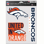 Wholesale-Denver Broncos Multi Use 3 Fan Pack