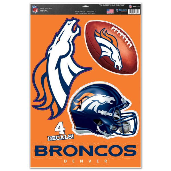 Wholesale-Denver Broncos Multi-Use Decal 11" x 17"