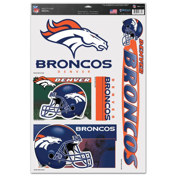 Wholesale-Denver Broncos Multi Use Decal 11" x 17"