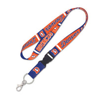 Wholesale-Denver Broncos Retro Lanyard w/detachable buckle 1"