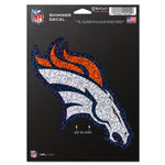 Wholesale-Denver Broncos Shimmer Decals 5" x 7"