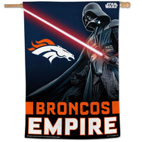 Wholesale-Denver Broncos / Star Wars Darth Vader Vertical Flag 28" x 40"