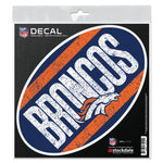 Wholesale-Denver Broncos VINTAGE All Surface Decal 6" x 6"