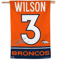 Wholesale-Denver Broncos Vertical Flag 28" x 40" Russell Wilson