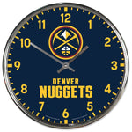 Wholesale-Denver Nuggets Chrome Clock