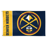 Wholesale-Denver Nuggets Team Block Flag - Deluxe 3' X 5'