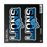 Wholesale-Detroit Lions COLOR DUO All Surface Decal 6" x 6"