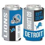 Wholesale-Detroit Lions Color Block Can Cooler 12 oz.