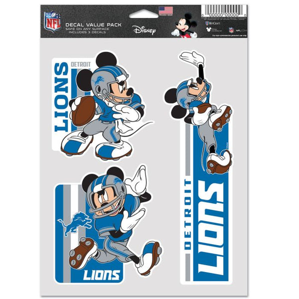 Wholesale-Detroit Lions / Disney Mickey Mouse Multi Use 3 Fan Pack