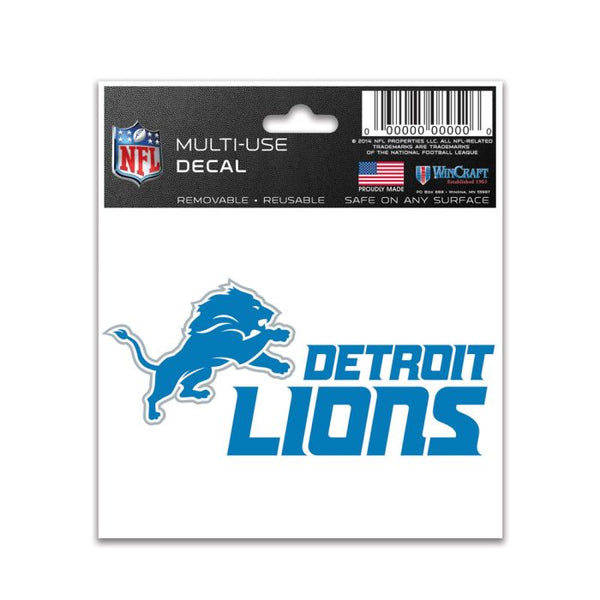 Wholesale-Detroit Lions Multi-Use Decal 3" x 4"