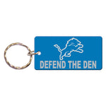 Wholesale-Detroit Lions SLOGAN Keychain Rectangle