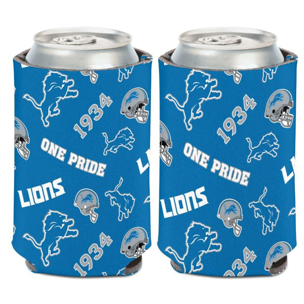 Wholesale-Detroit Lions Scatterprint Can Cooler 12 oz.