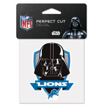 Wholesale-Detroit Lions / Star Wars DARTH VADER Perfect Cut Color Decal 4" x 4"