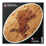 Wholesale-Detroit Lions WOOD All Surface Decal 6" x 6"
