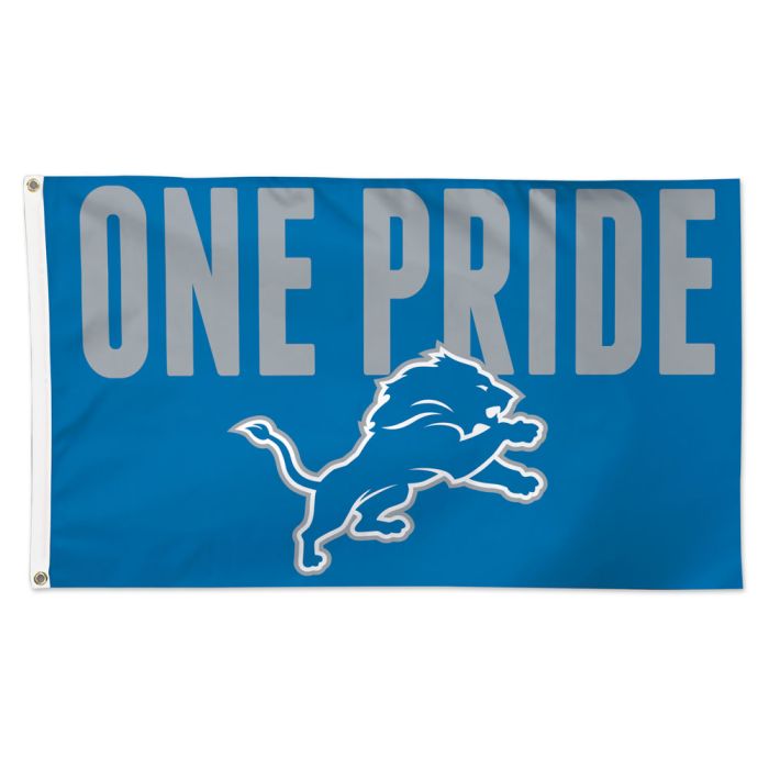 Detroit Lions slogan Flag - Deluxe 3' X 5' – Mission City Wholesale