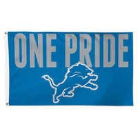 Wholesale-Detroit Lions slogan Flag - Deluxe 3' X 5'