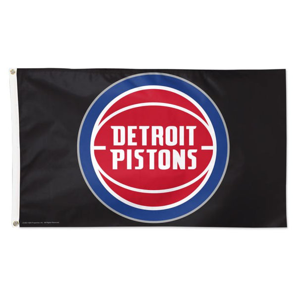 Wholesale-Detroit Pistons Black Flag - Deluxe 3' X 5'