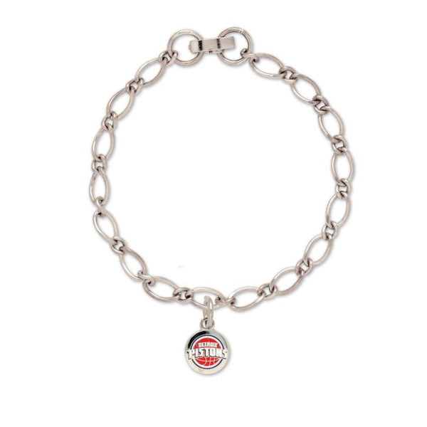Wholesale-Detroit Pistons Bracelet w/Charms Clamshell
