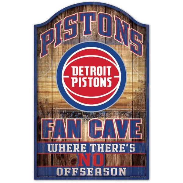 Wholesale-Detroit Pistons Wood Sign 11" x 17" 1/4" thick