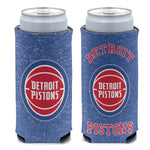 Wholesale-Detroit Pistons colored heather 12 oz Slim Can Cooler
