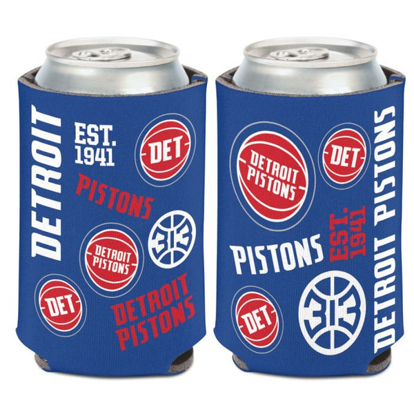 Wholesale-Detroit Pistons scatter Can Cooler 12 oz.