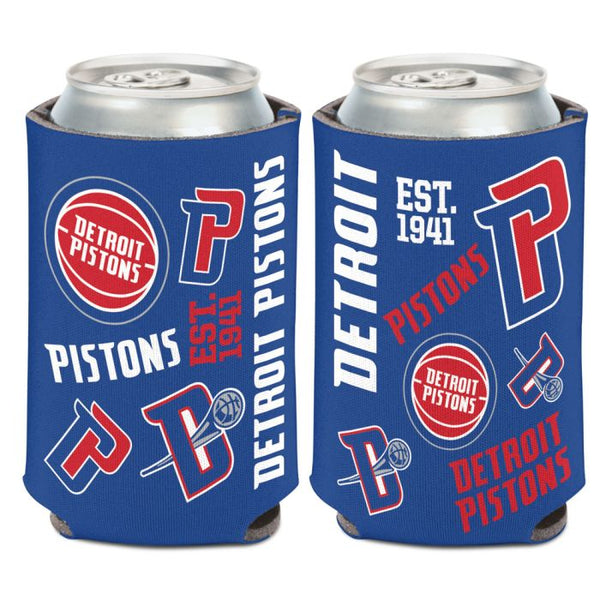 Wholesale-Detroit Pistons scatter Can Cooler 12 oz.